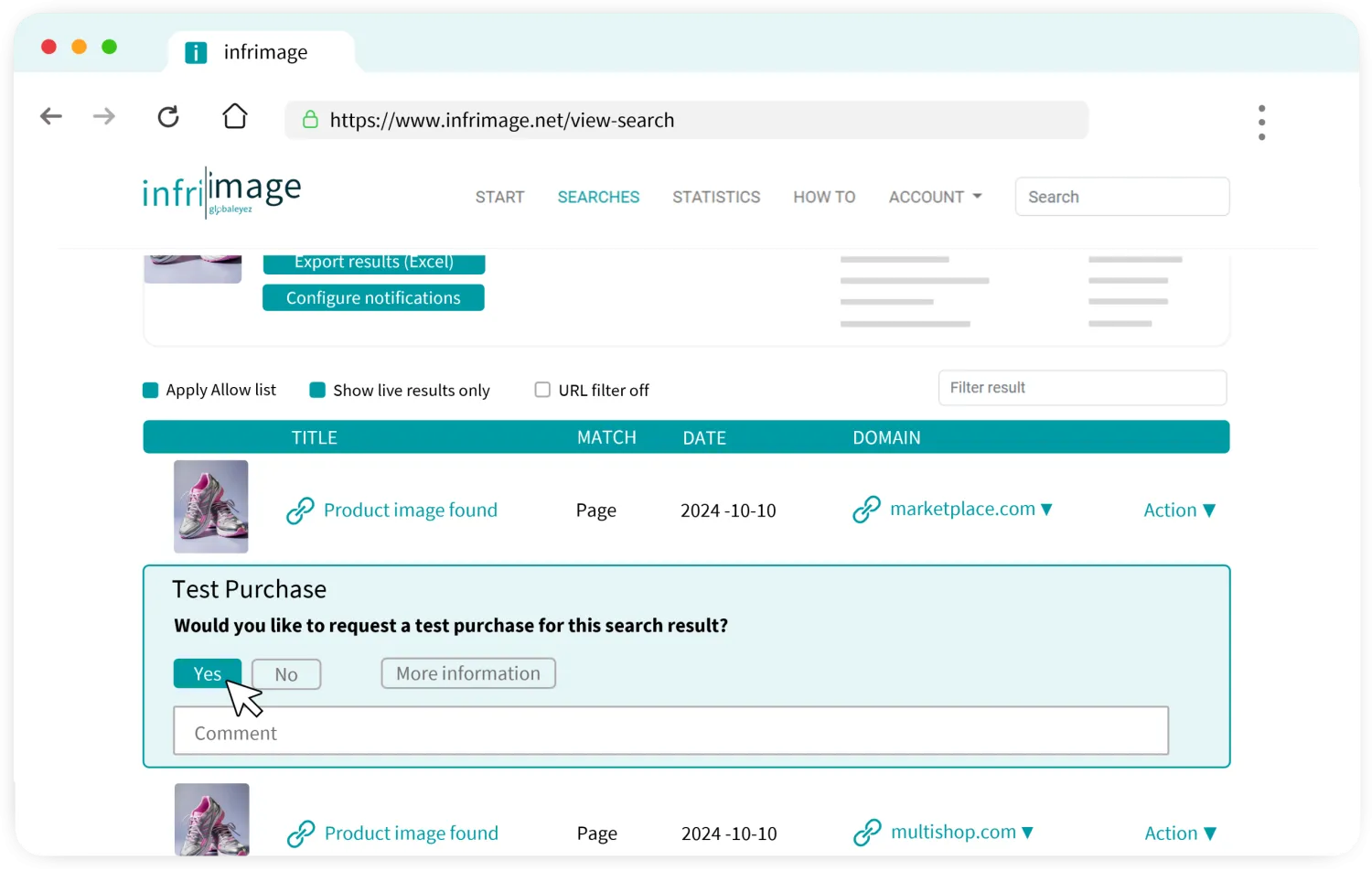 infrimage_test_purchase_request_image_search_results_online_brand_protection_services_enforcement_globaleyez.png